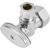 image:imageVEVOR 10 Pack Angle Stop Valve Water Shut Off Valve 12 PEX x 38 OD Compression 14 TurnChrome Plated Brass Shutoff Valves for Bathroom Kitchen Toilet Shower Plumbing10